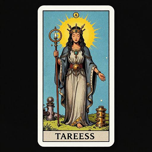 Psychedelic Steampunk High Priestess