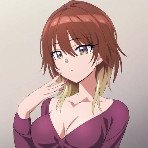 Illustration of Aketa mikoto, idolmaster in the style of Oimanji