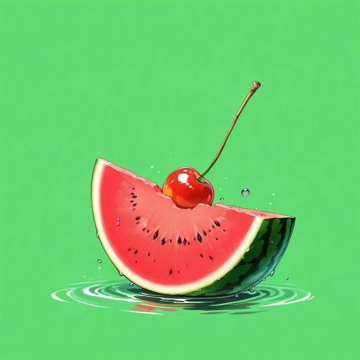 Refreshing Food Still Life with Watermelon Refreshing Food Still Life with Watermelon