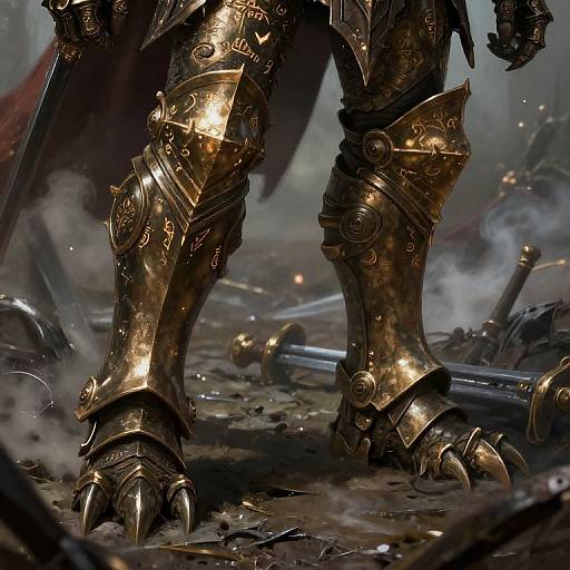 Enchanted Dragonborn Legs on Battlefield