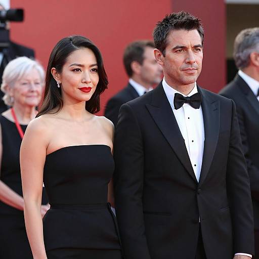 Elegant Couple at Formal Event