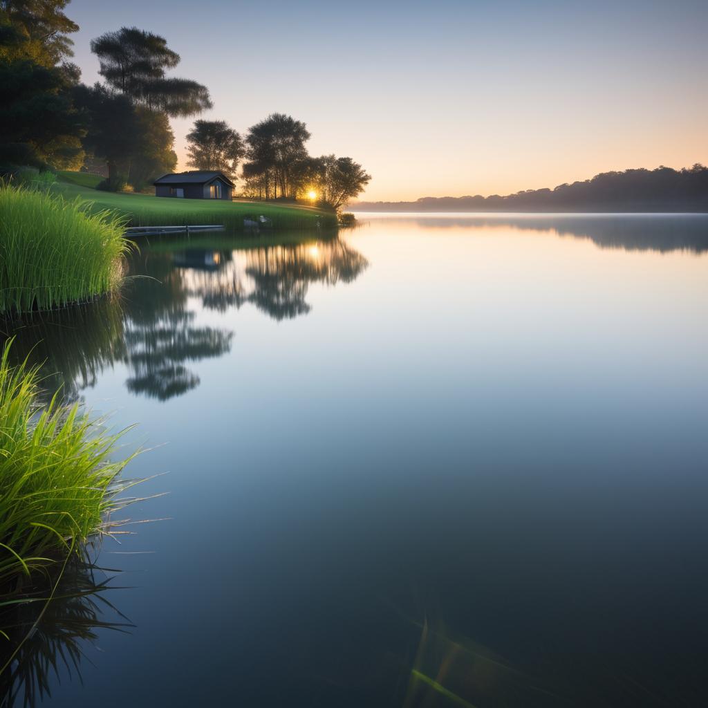 Tranquil Lakeside Dawn Photography