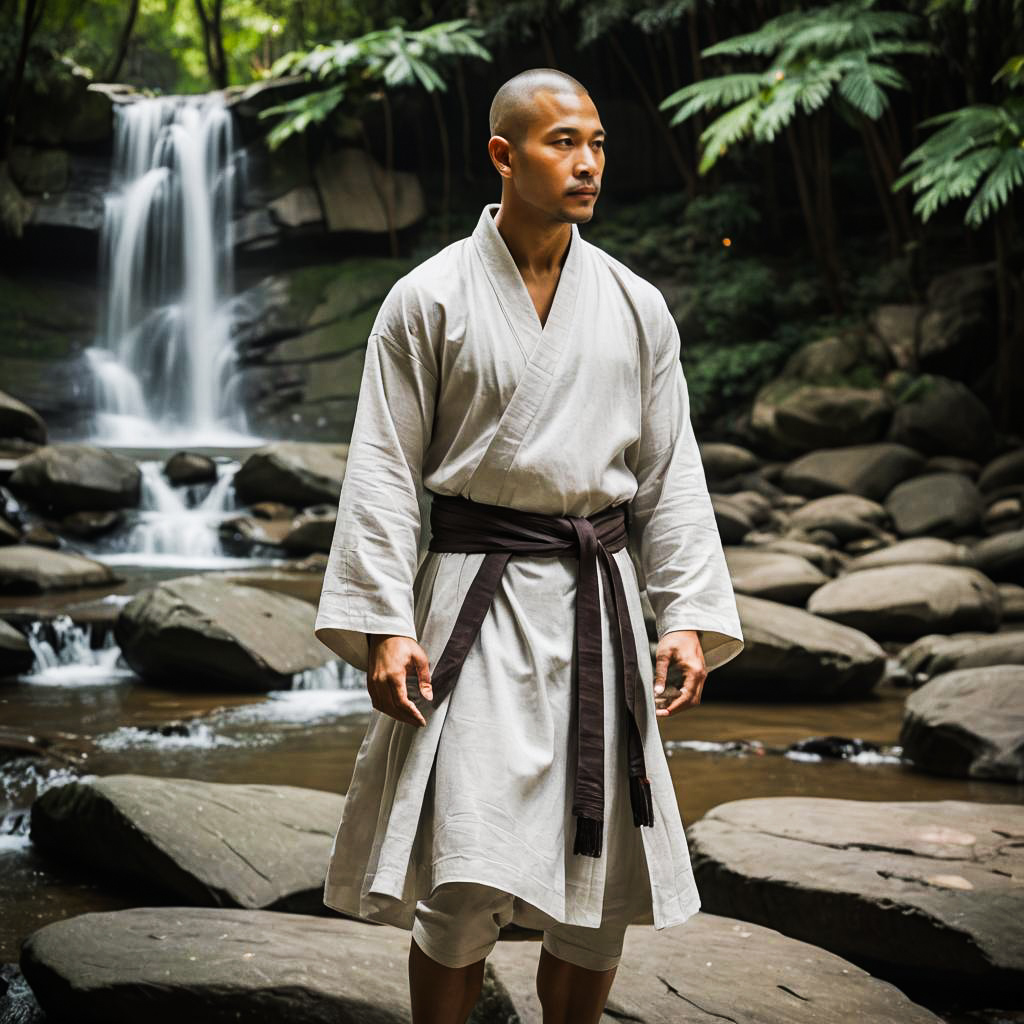 Serene Monastic Photo Shoot Concept