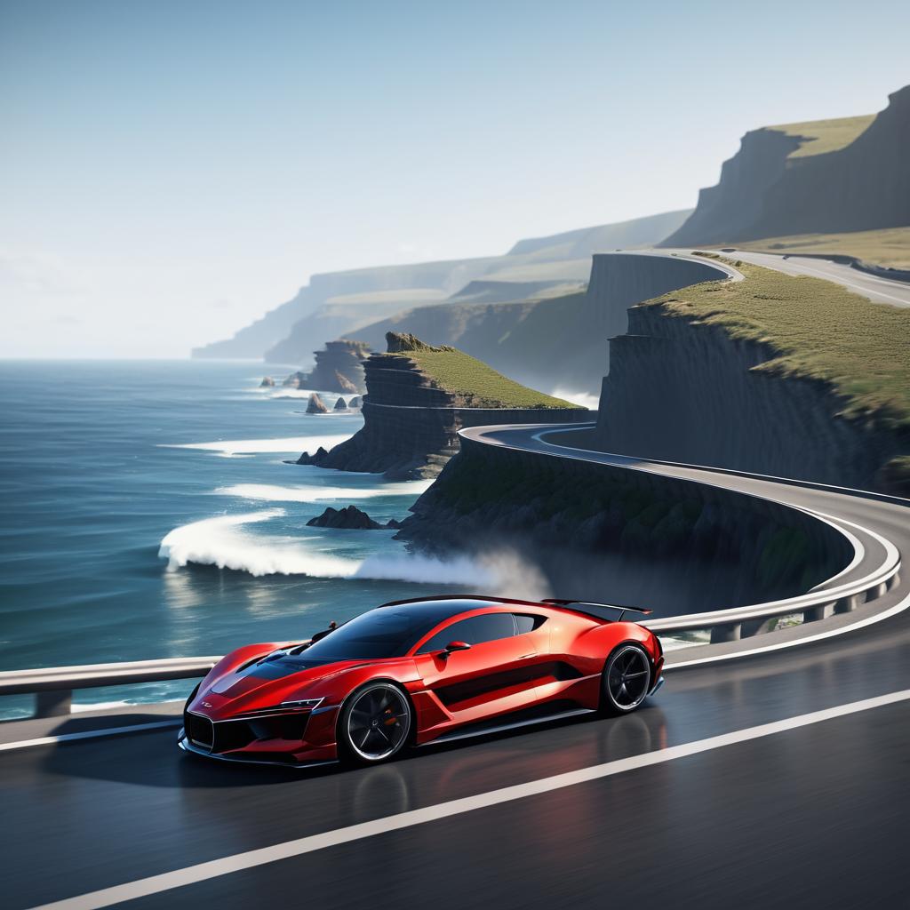 Coastal Highway Sports Car Adventure