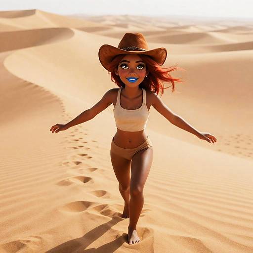 Adventurous Gerudo Woman on Dune