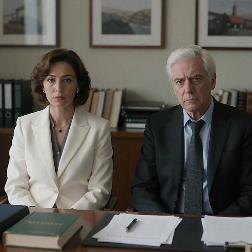 Serious Business Meeting in Office