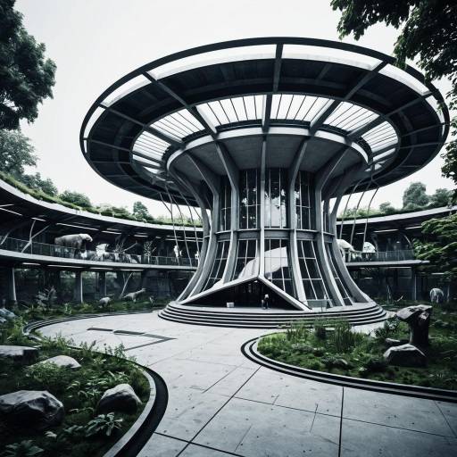 Futuristic Urban Zoo Pavilion