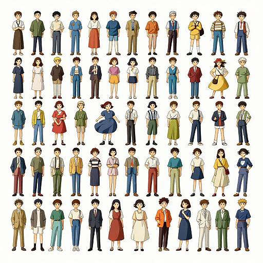 Mixed Style Character Poses