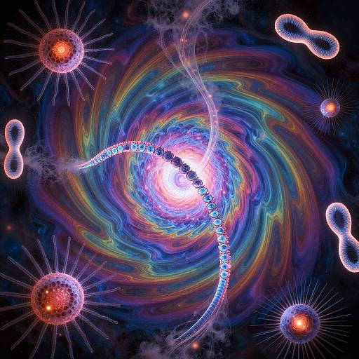 Surreal Quantum Nature Kaleidoscope