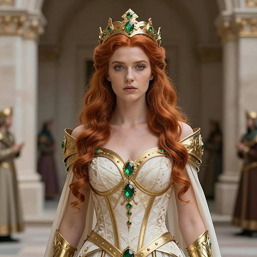 Regal Hera Costume in Fantasy Art