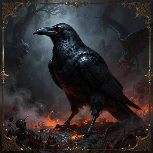 Hellish Spectral Raven in Nightshades