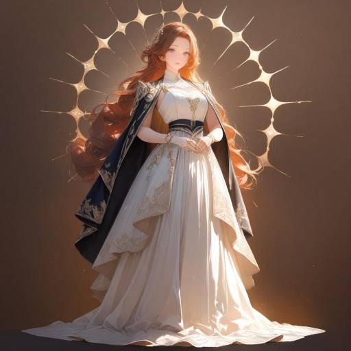 Vivacious Girl in Elegant Attire Vivacious Girl in Elegant Attire