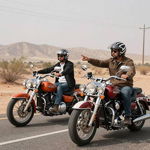 Desert Chopper Adventure: Two Riders