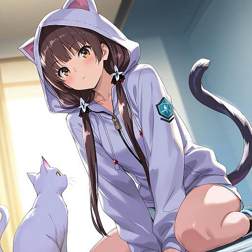 Illustration of Asakura karen (heaven burns red), heaven burns red in the style of Makacoon