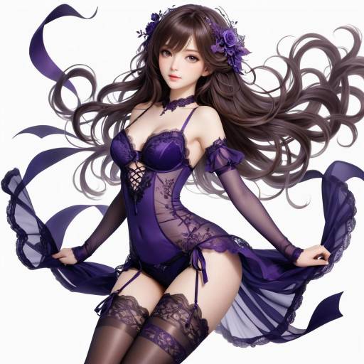 Enigmatic Woman in Lingerie and Thighhighs Enigmatic Woman in Lingerie and Thighhighs