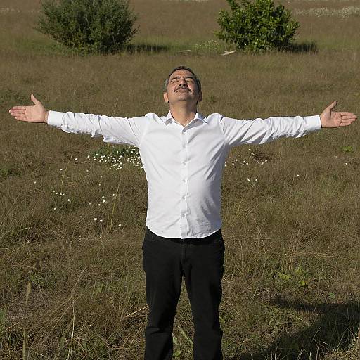 Embracing Nature: A Man's Reflection