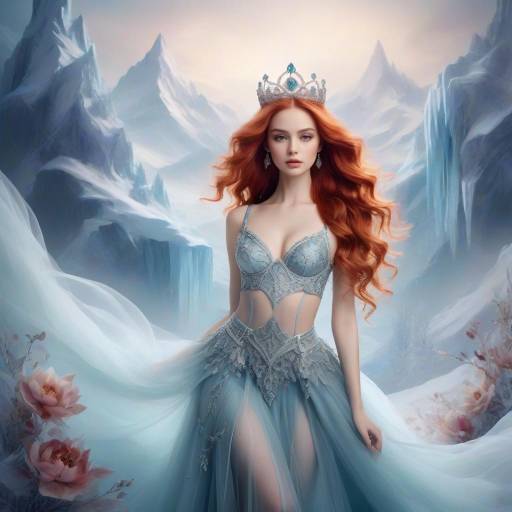 Ethereal Haute Couture Fantasy Illustration