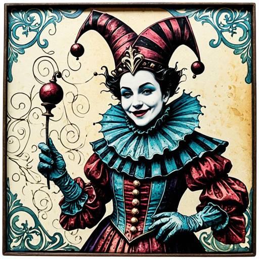 Whimsical Wonderland: Abstract Encaustic Texture Whimsical Wonderland: Abstract Encaustic Texture