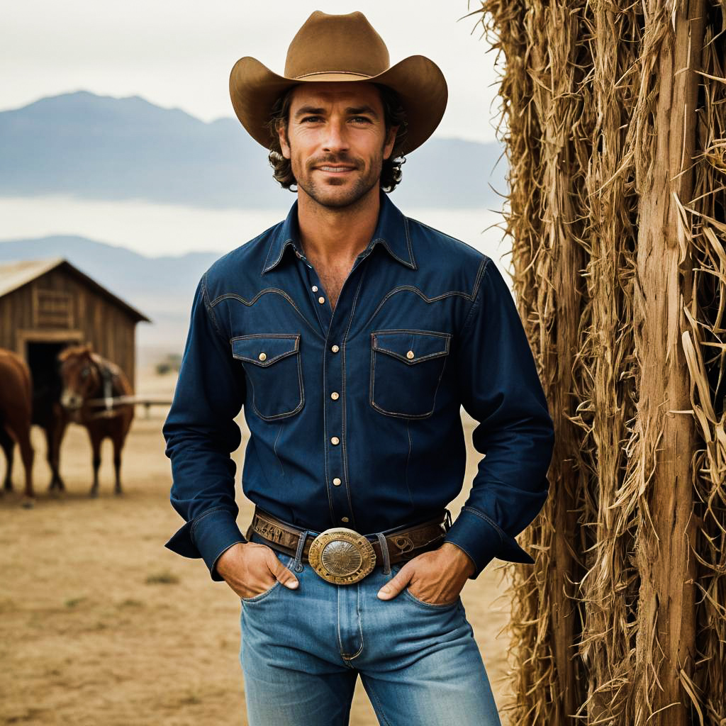 Modern Cowboy Photo Shoot Inspiration