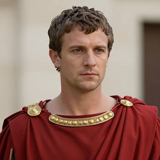 Augustus Caesar Costume Close-Up