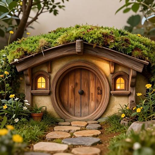 Whimsical Rustic Hobbit Home