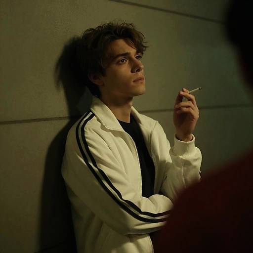 Moody Portrait of a Young Man