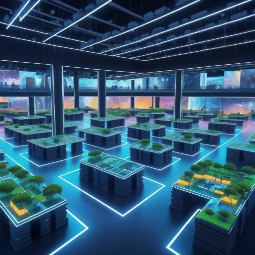 Futuristic Recreational Center with Green Spaces in 2118