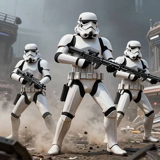 Dynamic Stormtroopers in Sci-Fi Battlefield
