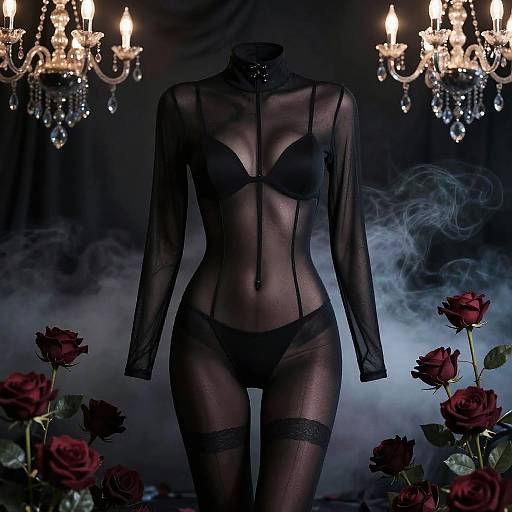 Gothic Elegance in Smoky Fantasy