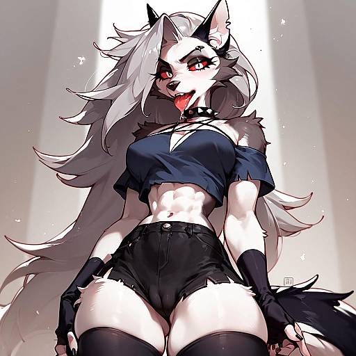 Anthro Loona in Dynamic Pose