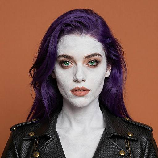 Surreal Portrait of Electric Girl Spy