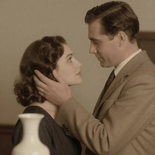 Nostalgic Vintage Photo of Intimacy