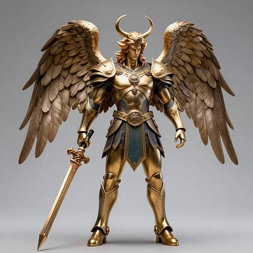 Hyper-Realistic Guardian Angel Michael