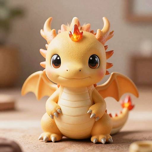 Ultra-Cute Timid Baby Dragon