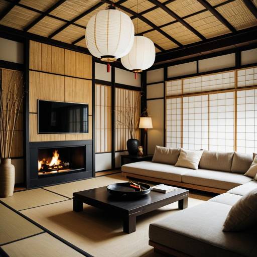 Modern Luxurious Bamboo House Interior