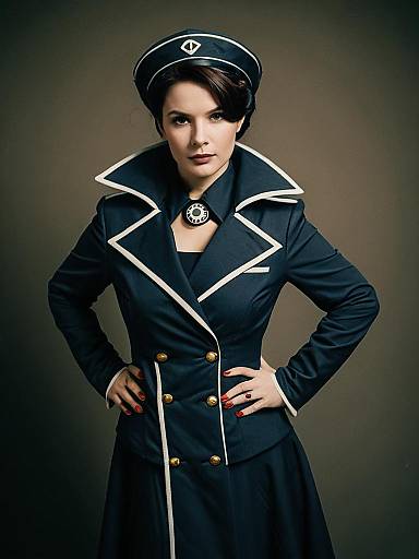 Sexy Heinkel Wolfe Cosplay Photo Realism