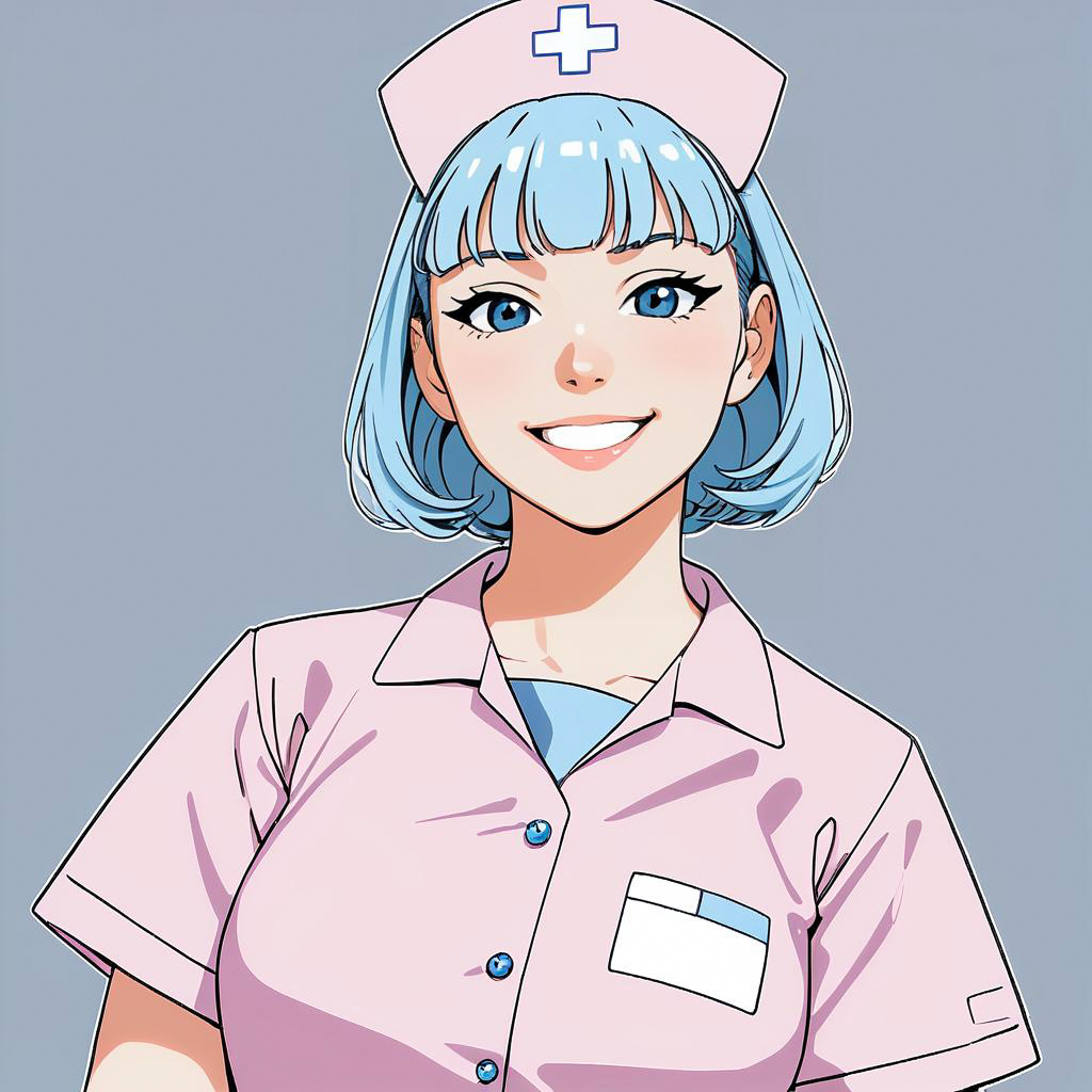 Cheerful Nurse C.C. in Moe Style