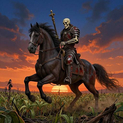 Famine Horseman Apocalypse Scene