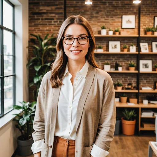 Young Entrepreneur in Business Casual Outfit