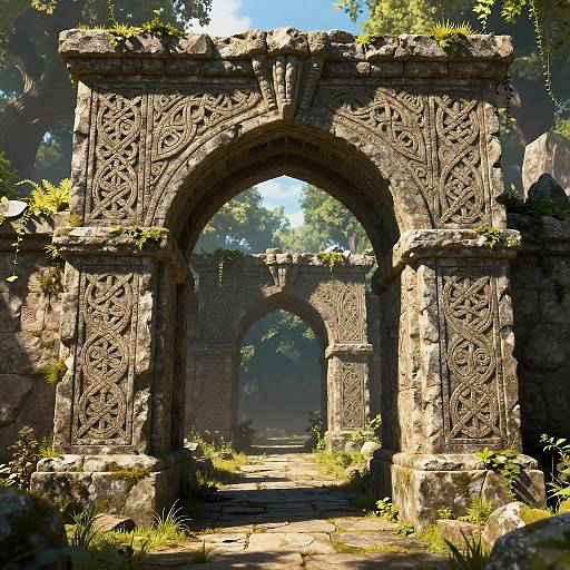 Celtic Archway to Forgotten Kingdom