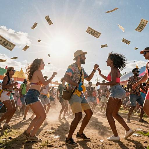 G7 Leaders Festival Dance Scene