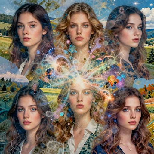 Mesmerizing AI Digital Mosaic