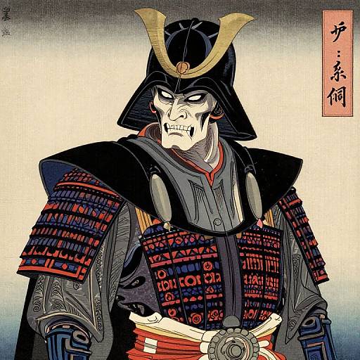 Menacing Samurai Palpatine Ukiyo-e