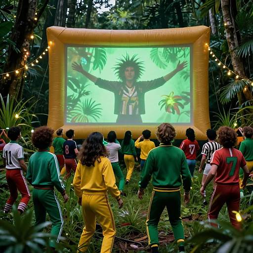 Surreal 1970s Amazon Rainforest Spectacle