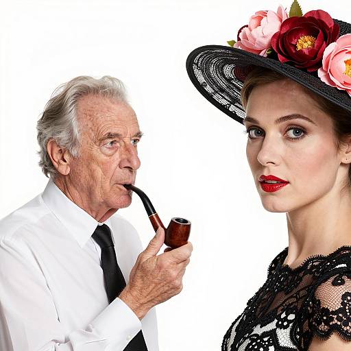 Elegant Portraits of a Stylish Duo