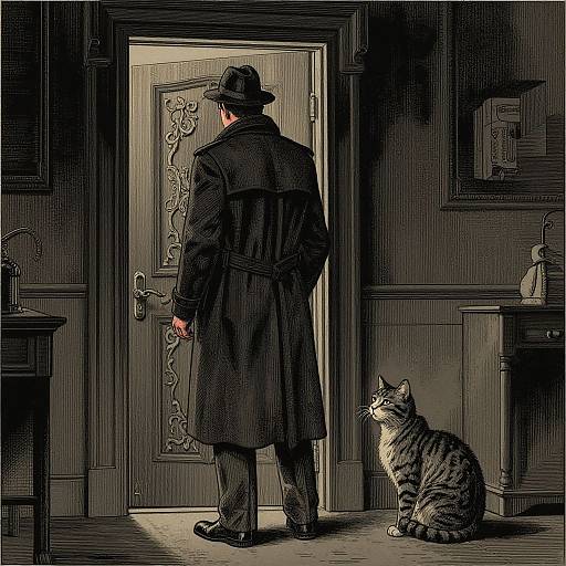 1920s Detective Mystery Scene