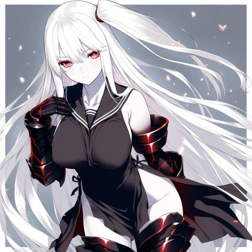 Illustration of Aircraft carrier oni, kantai collection in the style of Ooji