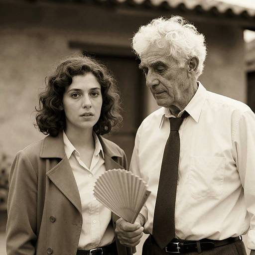 Sepia Portrait of Timeless Generations