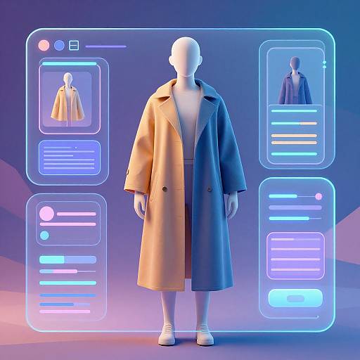 Futuristic AI Digital Clothing Removal