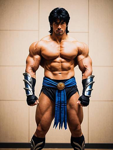 Lifestyle costume photo of Kenshiro. Cosplay clothes